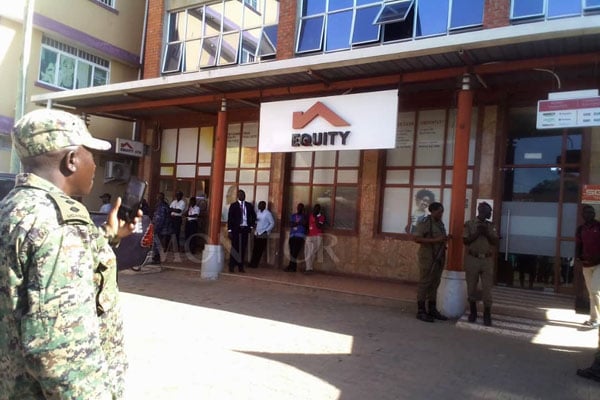 Two arrested over attempted robbery at Equity Bank in Uganda