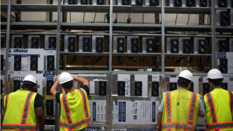 Crypto miners hoard bitcoin as supply cut looms